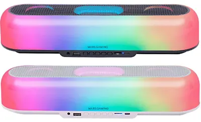 Zdjęcie produktu dla Mars Gaming MSBORBW, 20 W, 16 - 20000 Hz, 4 Ω, Bezprzewodowy, A2DP, AVRCP, HFP, HSP, 10 m