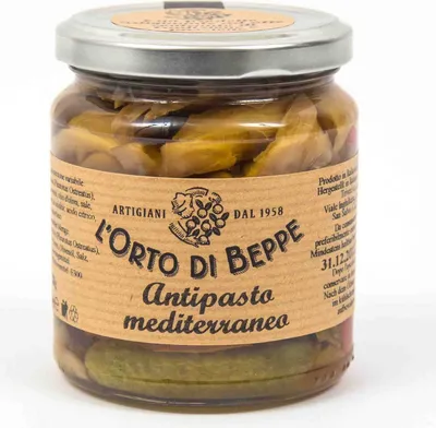 Produktbild von Antipasto Mediterraneo 314 ml. - L'Orto di Beppe