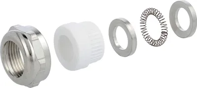 Produktbild von HARTING Q-Halbverschraubung EMV M25x1,5 Metall Schirmdurchmesser 6,0mm - 11,0mm - 1 Stück