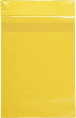 Produktbild von tarifold Magnettasche, gelb, Einlegemaß DIN A4 (hoch), 225x355x2mm, 5 Stück/VE