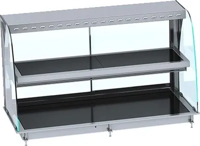 Produktbild von Combisteel Einbau-Wärmevitrine Wandmodell aus Keramik GN4/1