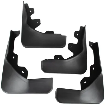 Für Ford Kuga II 2013-2019 4x Schmutzfänger Spritzschutz VORNE + HINTEN in der Farbe von GOLDCAR