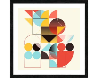 Produktbild von Gerahmtes Bild Modern Vintage I 33x33 cm