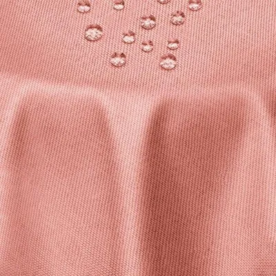 Immagine prodotto di DecoHomeTextil Tovaglia effetto lino rosa antico ovale 135 x 180 cm con motivo a fiori di loto, lavabile