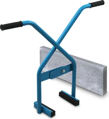 Produktbild von Bituxx Pflasterzange Versetzzange Bordsteinzange Steinzange Hebezange Tragezange Steinträger bis 100Kg 0-37cm MS-19168