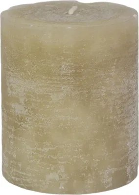 Produktbild von Stumpenkerze durchgefärbt leinen 10 x Ø 8 cm