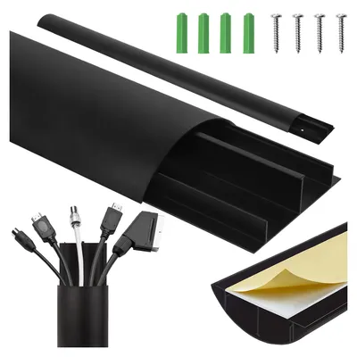 Obrázok produktu pre Hliníkový kryt kábla 62x20x750mm čierny MC-814 B Maclean