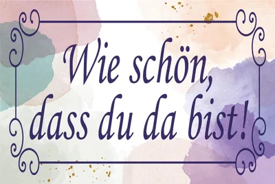 Produktbild von vianmo Holzschild 20x30 cm wie schön dass du da bist