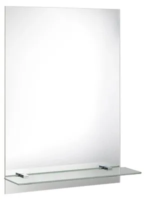Immagine prodotto di Specchio Aqualine con fori per l'appoggio, dimensioni 50x70 cm, completo di fori per riporre oggetti