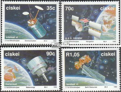 Produktbild von Briefmarken Südafrika - Ciskei 1992 Mi 215-218 (kompl.Ausg.) gestempelt Satelliten