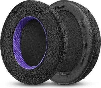 Produktbild von INF Ersatz-Ohrpolster für Sony WH-1000XM3 Kopfhörer - Schwarz/Lila Mesh