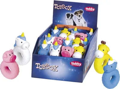 Produktbild von Nobby Hundespielzeug Latex Kauring Animal