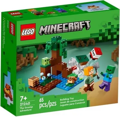 Produktbild von LEGO(R) MINECRAFT 21240 (4tlg.) Feuchtgebiet-Abenteuer