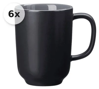 Produktbild von Becher 285ml 6er Set Jasper schwarz