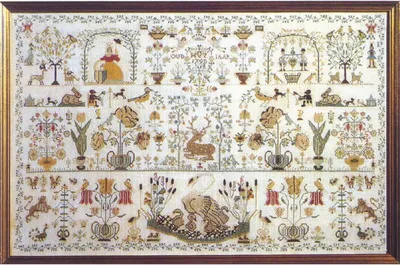 Zdjęcie produktu dla Permin zestaw do haftu krzyżykowego "Piękno", wzór liczony, 59x96cm, 39-10813