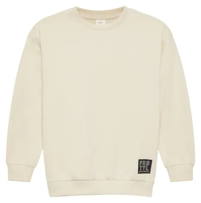 Produktbild von s.Oliver Junior Baby Sweatshirt – Oversize, Baumwollmix, Print-Detail