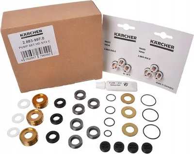 Produktbild von Pumpen-Reparatursatz für Karcher HD 5/12, 5/14, 5/17, 6/13, 6/15, 7/10, 7/18, 7140, 7125, 7170, 7140, HDS 5 /15 Waschmaschinen (2.883-997.0)