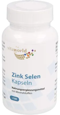 Immagine prodotto di Vitaworld Zinco-Selenio Capsule 15 mg / 100 ug, 100 capsule