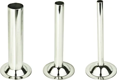 Produktbild von WolfCut Wurstfülltrichter 3er-Satz, INOX, kompatibel mit allen gängigen Fleischwolf Marken Größe 5