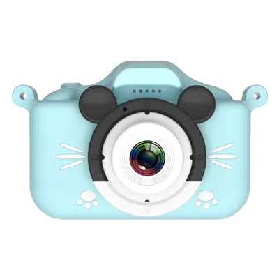 Produktbild von Kamera, Kinderkamera, Digitalkamera, Mini-DSLR-Doppelkamera, Blau