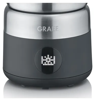 Zdjęcie produktu dla Graef MS802, Automatyczny spieniacz/podgrzewacz do mleka, Czarny, Stal nierdzewna, Szkło, 250 ml, 400 ml, Gorący & Zimny