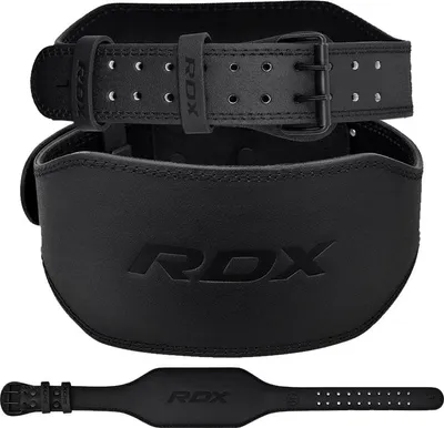 Produktbild von RDX Leder Gewichthebergürtel – Breiter Fitnessgürtel für maximale Rückenunterstützung & Komfort beim Krafttraining & Bodybuilding