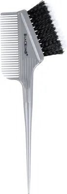 Produktbild von Blackomb Professionelle Färbepinsel mit Kamm, Pinsel Haar Färben, Feste Farbe, Friseur Zuhause und Salon, Haarfärbepinsel, Färbezubehör zur Anwendung von Haarfärbemittel - Silber, 22x5cm
