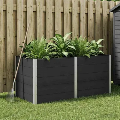 Immagine prodotto di Maison Exclusive - Aiuola rialzata nera 200 x 100 x 91 cm