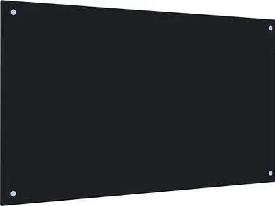 Obrázek produktu pro Kuchyňský panel černý 100 x 60 cm tvrzené sklo