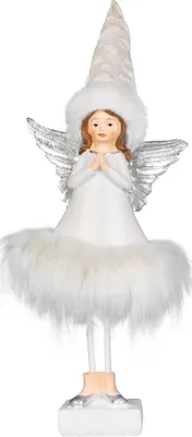 Image de Décoration MagicHome Noël, Ange, 4.5x11x15 cm 2 pièces