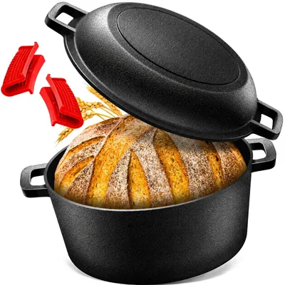 Image de Cocotte en fonte pour la cuisson du pain