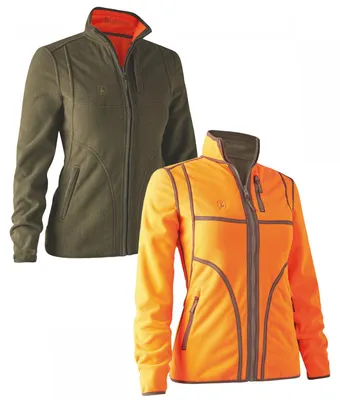 Produktbild von Deerhunter Lady Pam Bonded Fleecejacke - Wendejacke Damen, Farbe:Orange, Größe:40