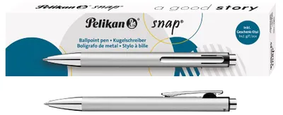 Image de Stylo à bille rétractable Pelikan Snap Metallic argenté