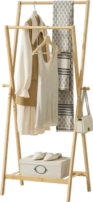 Productafbeelding van And OutdoorMatch Kristopher kledingrek, model Redy - met garderobe - 60 x 42 x 150 cm - gemaakt van milieuvriendelijk materiaal - stijlvol design