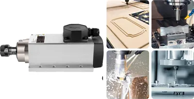 Produktbild von CNC-Spindelmotor, 2,2 kW Leistung, 24000 U/min Geschwindigkeit, 22 KW 400Hz