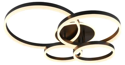 Obrázek produktu pro Stropní svítidlo LED, paměťová funkce, dálkové ovládání, CCT, D 80 cm
