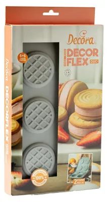 Produktbild von Decora 9260442, Kuchenform, Rechteckig, -40 °C, 230 °C, Grau, Silikon