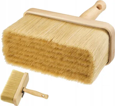 Produktbild von Malerpinsel 190 Mm FEINZ Holzgriff Hochwertige Borsten Ideal Für Wände Und Decken