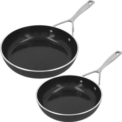 Produktbild von Demeyere Alu Pro 5 Ceraforce Bratpfannenset für Induktion – Ø 20 & 24 cm, PFAS-frei, kratzfest, hitzebeständig, belgisches Design