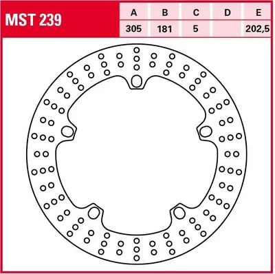 Produktbild von TRW Bremsscheibe Allround starr MST239 R1150GS R21