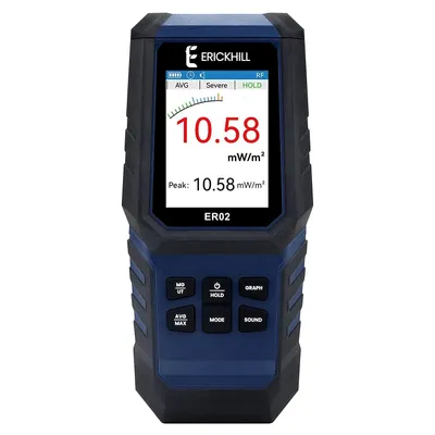 Image de ERICKHILL ER-02 Appareil de mesure des CEM 3 en 1 | Essai EF/MF/RF | Alarme sonore