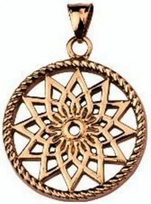 Produktbild von Anhänger - Edelstahl - Stern S - bronze
