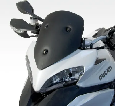 Produktbild von ISOTTA klare rauchige Sportverkleidung 360x285x4mm für Ducati Multistrada 1200