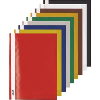 Image de herlitz Schnellhefter, DIN A4, aus PP-Folie, farbig sortiert