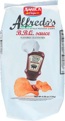 Produktbild von Amica Chips Alfredo's B.B.Q. Sauce 130g