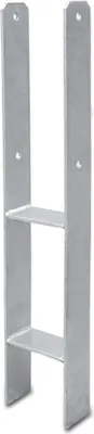 Produktbild von Lospitch 2x H-Anker Pfostenträger Gartenspielgeräte-Zubehör Träger Pfostenanker Gabelweiten 600MM