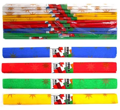 Produktbild von Crep -Papiersterne, 10 -Set von 10