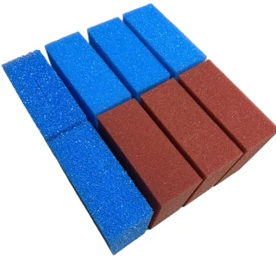 Produktbild von KH Ersatzschwamm Set für Oase Screenmatic 40000 Teichfilter 2 x grob blau 3 x mittel 3 x fein rot passt auch fuer Oase