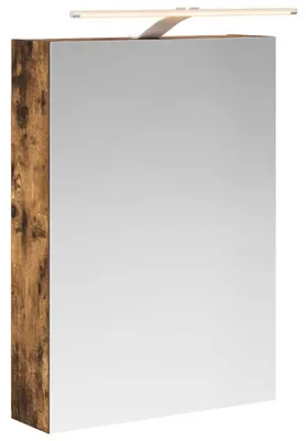 Produktbild von vidaXL Badezimmerspiegelschrank Geräucherte Eiche 50 x 14,5 x 70 cm