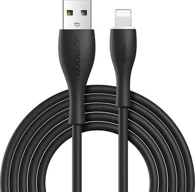 Produktbild von Joyroom USB-A auf Lightning Datenkabel S-2030M8, 3A, 2 Meter, Schwarz
